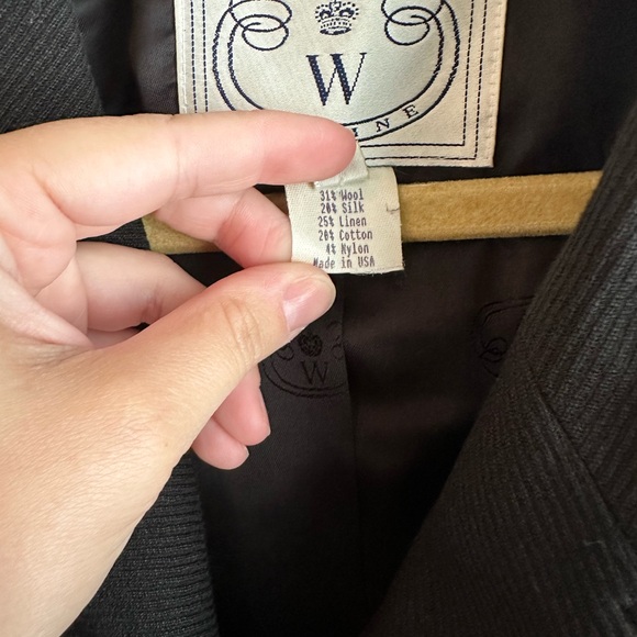 Vintage Wathne black coat - Picture 3 of 5